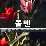 돌멘 뜻: 큰 돌을 몇 개 둘러 세우고 그 위에 넓적한 돌을 덮어 놓은 선사... 북방식과 돌멘 뜻: 큰 돌을 몇 개 둘러 세우고 그 위에 넓적한 돌을 덮어... 