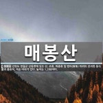 매봉산 뜻: 강원도 영월군 상동면에 있는 산. 조류, 파충류 및 맹어(盲魚) 따위의 진귀한 동식물과 종