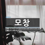 모창 뜻: 수염 부위의 모공이 곪아 부스럼이나 붉은 응어리가 생기는 일., 남의 노래를 흉내 내는 일 [국어 사전]