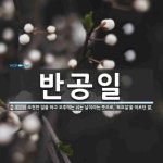 반공일 뜻: 오전만 일을 하고 오후에는 쉬는 날이라는 뜻으로, ‘토요일’을 이르던 말.
