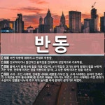 반동 뜻