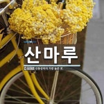 산마루 뜻: 산등성이의 가장 높은 곳.