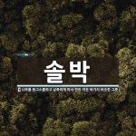 솔박 뜻: 나무를 둥그스름하고 납죽하게 파서 만든 작은 바가지 비슷한 그릇