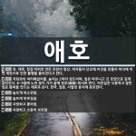 애호 뜻: 쑥, 대쪽, 헝겊 따위로 만든 호랑이 형상. 여자들이 단오에 이것을 만들어 머리에 이면 재 [국어 사전]