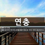 연충 뜻: 깊은 속마음., 꿈틀거리며 기어 다니는 벌레를 통틀어 이르는... 거머리, 지렁이, 회충 [국어 사전] 연충 뜻: 깊은 속마음., 꿈틀거리며 기어... 