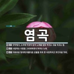 염곡 뜻: 국악에서, 소리에 억양이 없이 노래를 잘못 부르는 것을 이르는 말., 사랑하는 사람을 그리 [국어 사전]