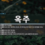 옥주 뜻: ‘공주’의 높임말., 옥으로 만든 기둥이라는 뜻으로, 궁 안에 있는 방의 규모가 크고 화려 [국어 사전]