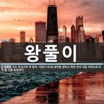 왕풀이 뜻: 진도 씻김굿의 한 절차. 시왕(十王)의 내력을 말하고 죽은 이의 넋을 극락으로 보내 줄 것