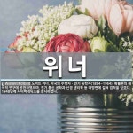 위너 뜻: 노버트 위너, 미국의 수학자ㆍ전기 공학자(1894~1964). 확률론의 해석적 연구에 공헌