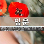 임운 뜻: 조선 선조 때의 학자(1517~1572). 자는 언성(彦成). 호는 첨모당(瞻慕堂)ㆍ노동(