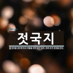 젓국지 뜻