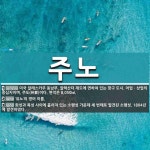 주노 뜻: 미국 알래스카주 동남부, 알렉산더 제도에 면하여 있는 항구 도시. 어업ㆍ상업의 중심지이며, [국어 사전]
