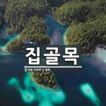 집골목 뜻: 집들 사이로 난 골목.