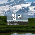 청리 뜻: 배의 하나. 일찍 익으며 빛이 푸르고 물기가 많다., 깨끗하고 청렴한 관리., 송사(訟事) [국어 사전]