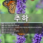 추하 뜻: ‘은하’를 달리 이르는 말., 가을과 여름을 아울러 이르는 말., 조상의 무덤이 있는 곳. [국어 사전]