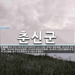 춘신군 뜻: 중국 전국 시대 초나라의 정치가(?~B.C.238). 본명은 황헐(黃歇). 춘신군은 봉호(