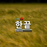 한끝 뜻: 한쪽의 맨 끝.