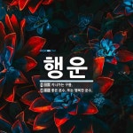 행운 뜻: 지나가는 구름., 좋은 운수. 또는 행복한 운수. [국어 사전]