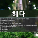 헤다 뜻: 물속에 몸을 뜨게 하고 팔다리를 놀려 물을 헤치고 앞으로 나아가다., 사람들을 헤치고 앞으 [국어 사전]