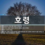 호령 뜻: 충청도와 경상도를 아울러 이르는 말., 부하나 동물 따위를 지휘하여 명령함. 또는 그 명령 [국어 사전]