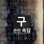 들장집 | 구에 관한 속담: 35개