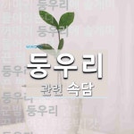 둥우리에 관한 속담: 6개