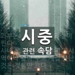 시중에 관한 속담: 2개