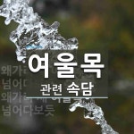 여울목에 관한 속담: 2개