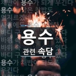 용수에 관한 속담: 9개