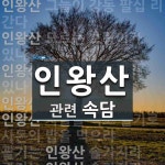 인왕산에 관한 속담: 10개