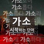 가소로 시작하는 단어는? 41개