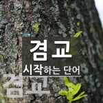 겸교로 시작하는 단어는? 2개