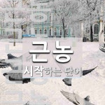 근농 시작 단어