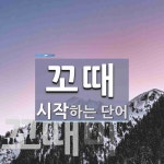꼬때 시작 단어