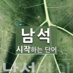 남석 시작 단어