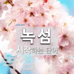 "녹섬" 시작 단어