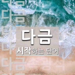 다금으로 시작하는 단어는? 11개