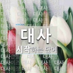 대사로 시작하는 단어는? 156개