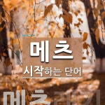 메츠로 시작하는 단어는? 2개