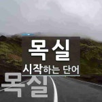 목실로 시작하는 단어는? 2개