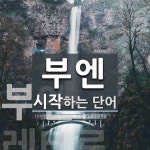 부엔으로 시작하는 단어는? 1개