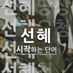 선혜 시작 단어