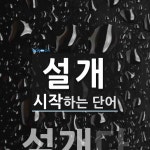 설개로 시작하는 단어는? 1개