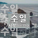 수일로 시작하는 단어는? 3개