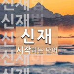 신재로 시작하는 단어는? 22개