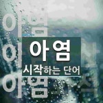 아염으로 시작하는 단어는? 9개
