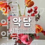 악담 시작 단어