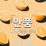 안품으로 시작하는 단어는? 1개