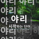 야리로 시작하는 단어는? 7개