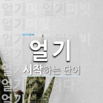 얼기로 시작하는 단어는? 22개